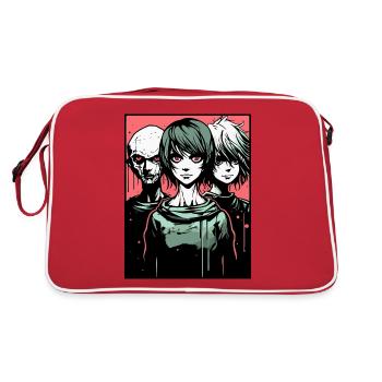 Cartoon Manga Anime, cela devrait être un anime - Sac Retro - rouge/blanc - Dos
