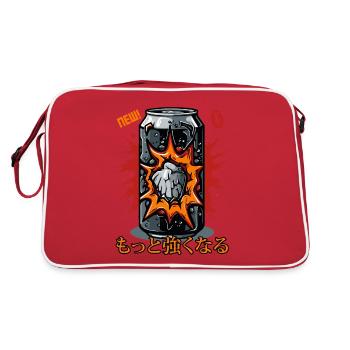 Devenez plus fort avec la boisson énergisante Stein Rock - Sac Retro - rouge/blanc - Dos