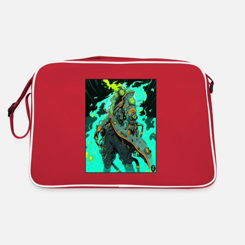 Anime Manga Cyborg: Königlicher Zerstörer Retro Tasche