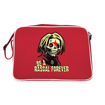 Be a rogue and a rascal forever, zombie - Retro Bag - red/white - Back