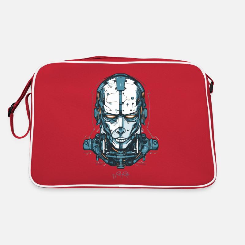 A cyborg robot tech Retro Bag