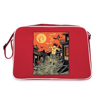 The Asian City Long Distance Runner - Retro Bag - red/white - Back