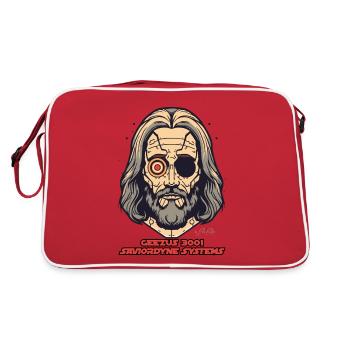 Tech Jesus: Savior Systems - Retro Bag - red/white - Back
