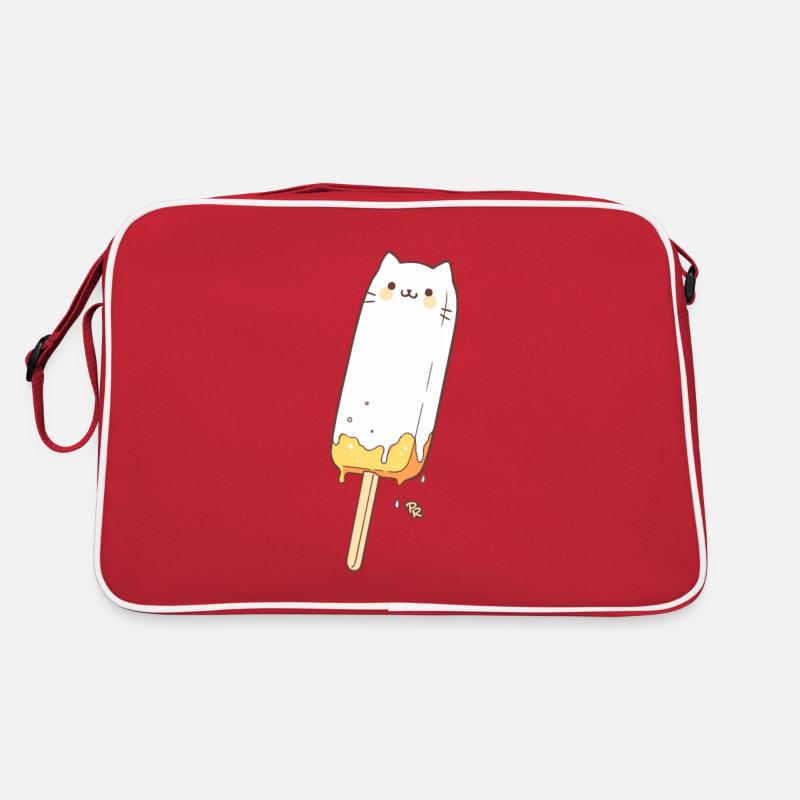 Un chat popsicle mignon Sac Retro