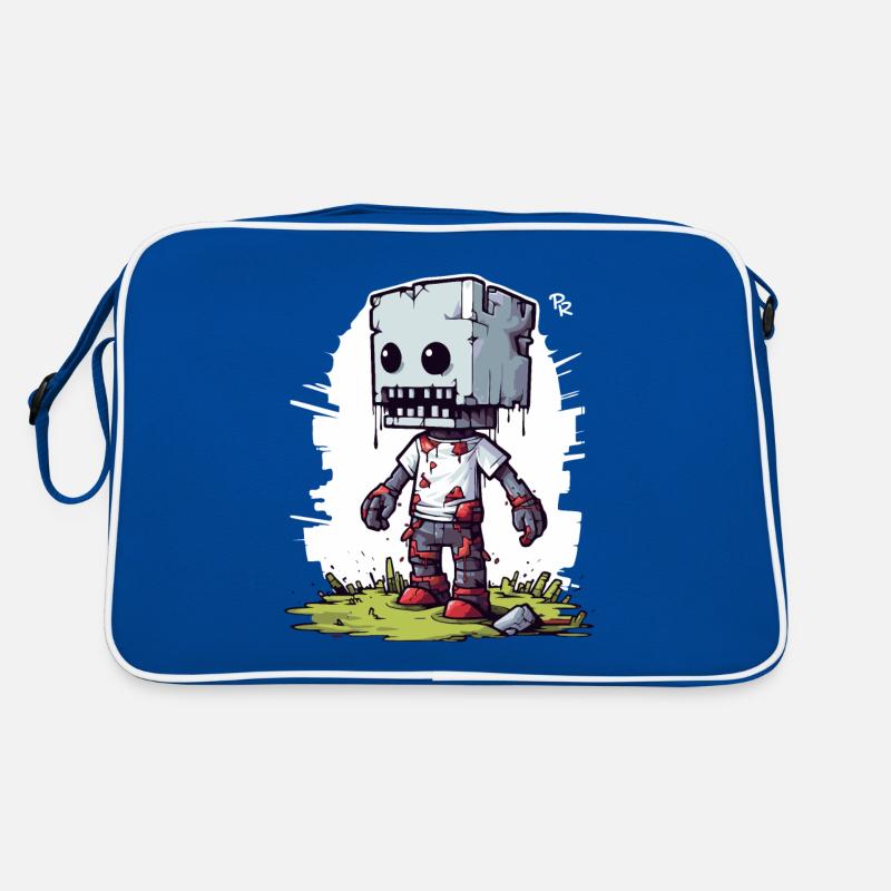 Pixeliger Pixel Zombie Retro Tasche