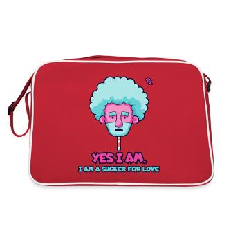 Je suis amoureuse de l’amour - Sac Retro - rouge/blanc - Dos