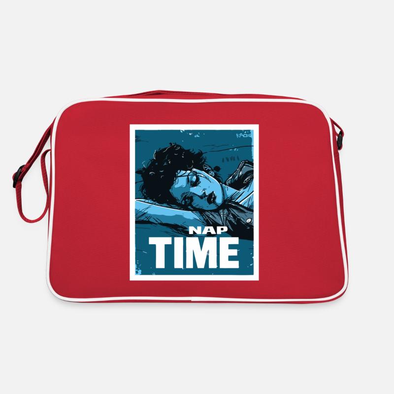 Woman sleeping, afternoon nap Retro Bag
