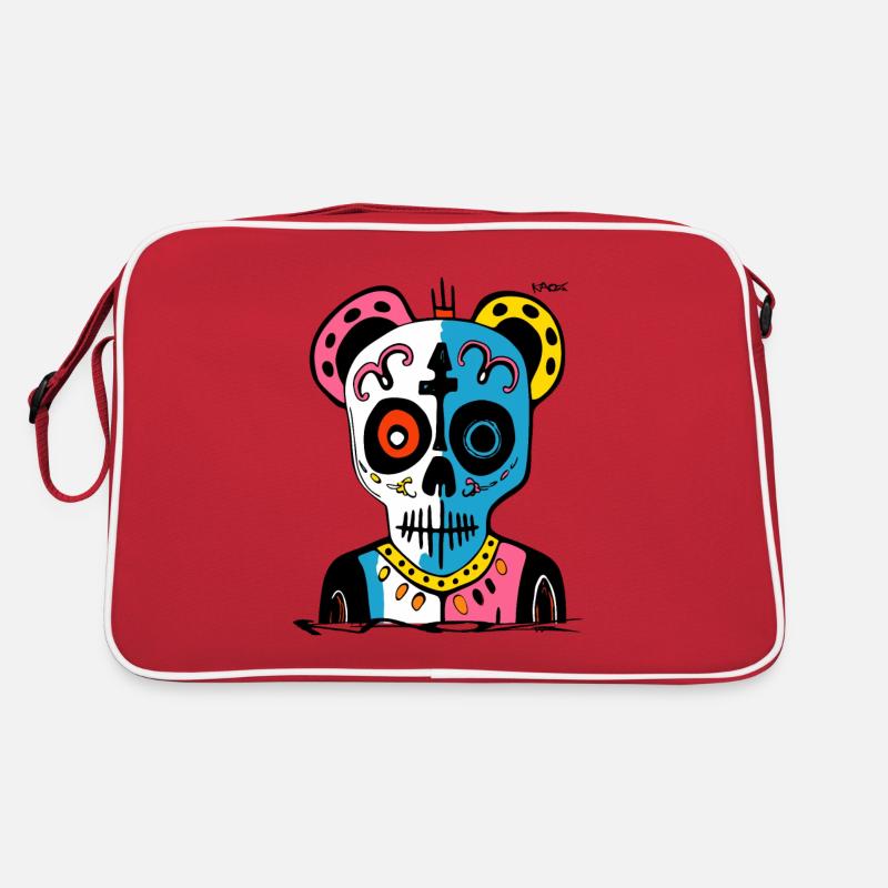 Modern Art Abstract Pop Panda Zombie Retro Bag