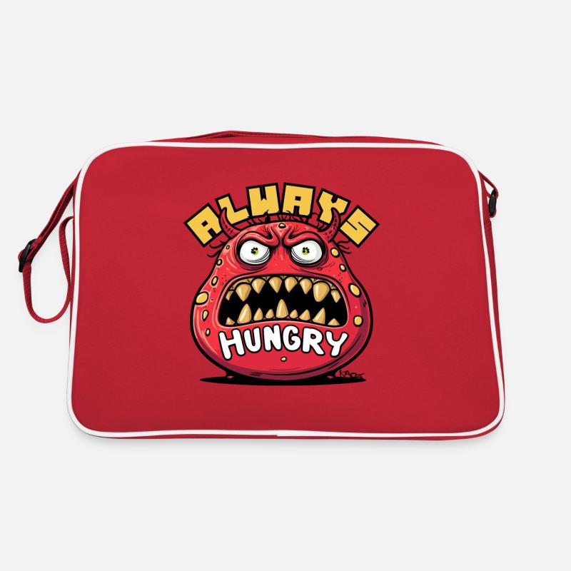 The Ever-Hungry Monster Retro Bag