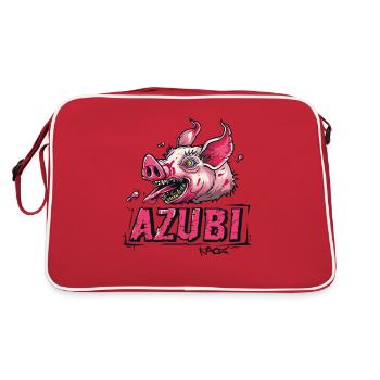 Humour cochon cochon parodie du stagiaire - Sac Retro - rouge/blanc - Dos