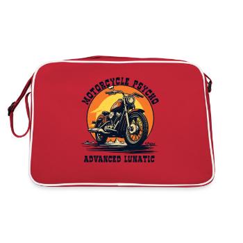 Avancé Insane Moto Psycho - Sac Retro - rouge/blanc - Dos