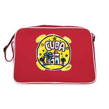 Cute Cuba - Retro Bag - red/white - Back