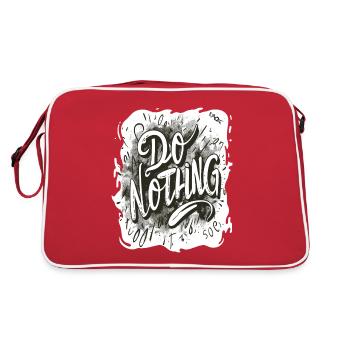 Ne faites rien ! - Sac Retro - rouge/blanc - Dos