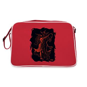 Une danse avec le diable - Sac Retro - rouge/blanc - Dos