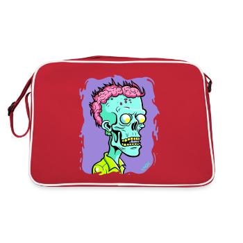 Couleurs vives : Bachelor Zombie - Sac Retro - rouge/blanc - Dos