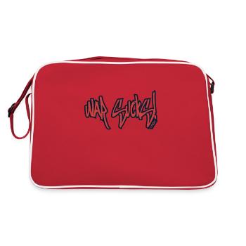 War is crap - Retro Bag - red/white - Back