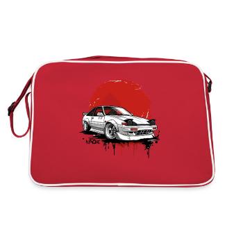 Cool Old School Japanese Flag JDM Car - Retro Bag - red/white - Back