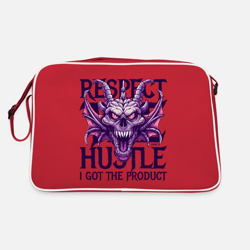 Respektiere den Einsatz: Das Produkt, Drache Retro Tasche