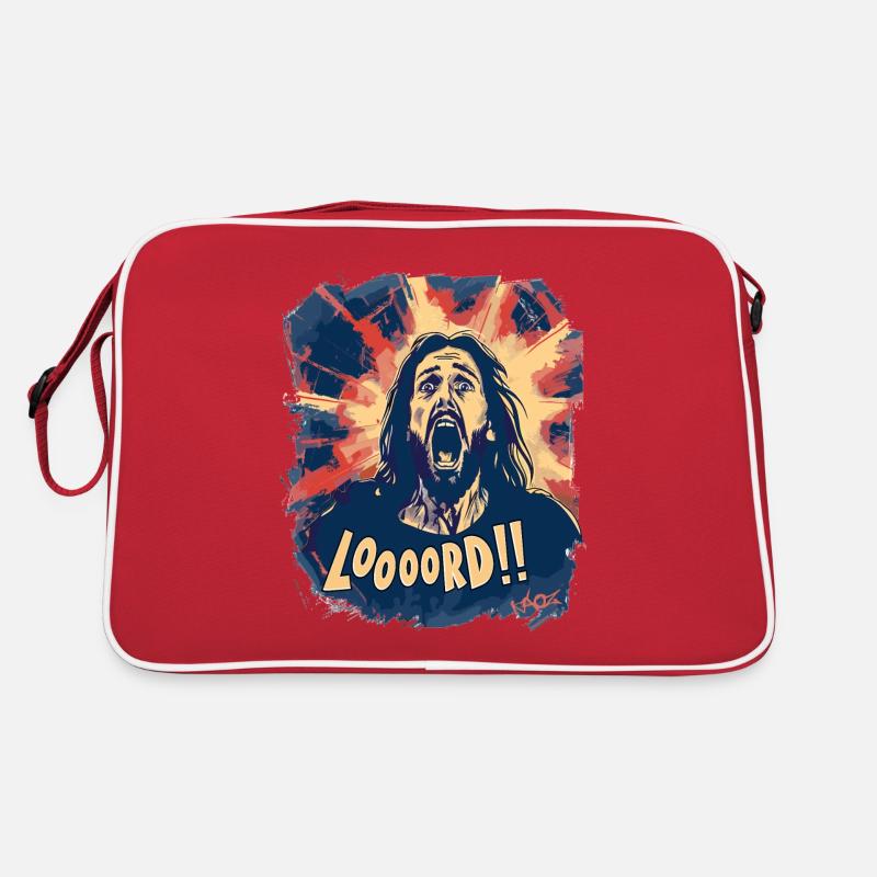Jesus ruft den Herrn an, Oh Herr, Gott! Retro Tasche