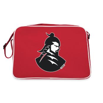 A Japanese Samurai Shogun - Retro Bag - red/white - Back