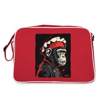 Monkey Chef et Monkey Chef - Sac Retro - rouge/blanc - Dos