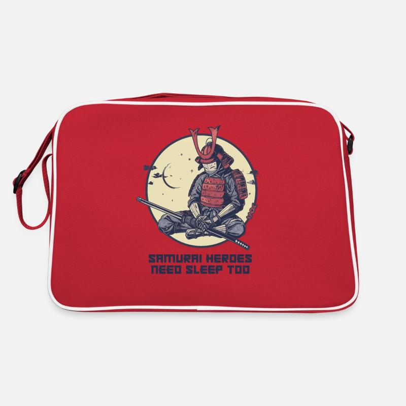 Samurai hero needs sleep Retro Bag