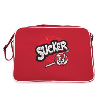 Lollipop lollipop sucks - Retro Bag - red/white - Back
