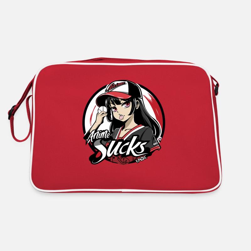 Baseball Girl Thinks Anime Is Stupid Retro Bag