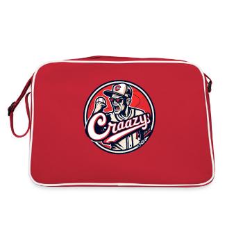 Team Crazy: The Crazy Ones - Retro Bag - red/white - Back
