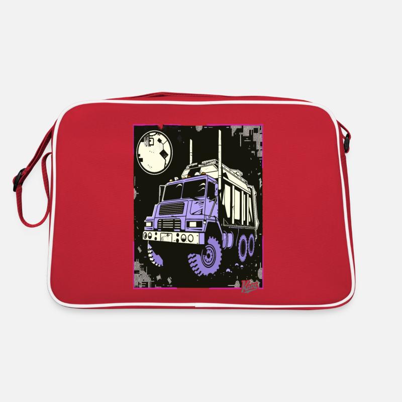 Super Cool Garbage Truck Container Truck Retro Bag