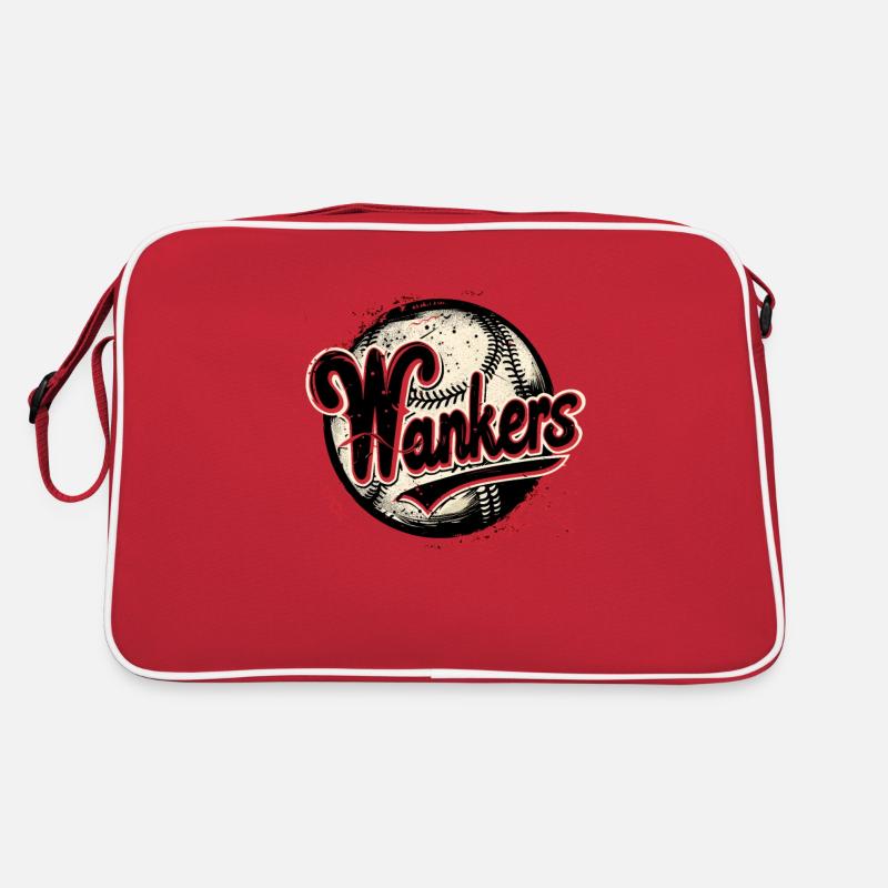 Wankers, baseball team parody Retro Bag