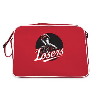 Équipe de perdant de baseball parodie drôle - Sac Retro - rouge/blanc - Dos