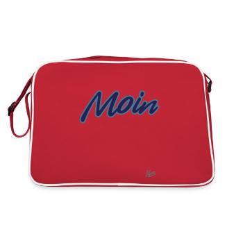 Bonjour! Des designs frais pour des vêtements cool - Sac Retro - rouge/blanc - Dos
