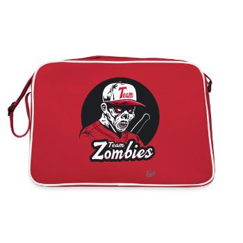 Team Zombies - Retro Bag - red/white - Back