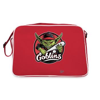 Gobelins de joueurs de baseball : lancer et rire - Sac Retro - rouge/blanc - Dos