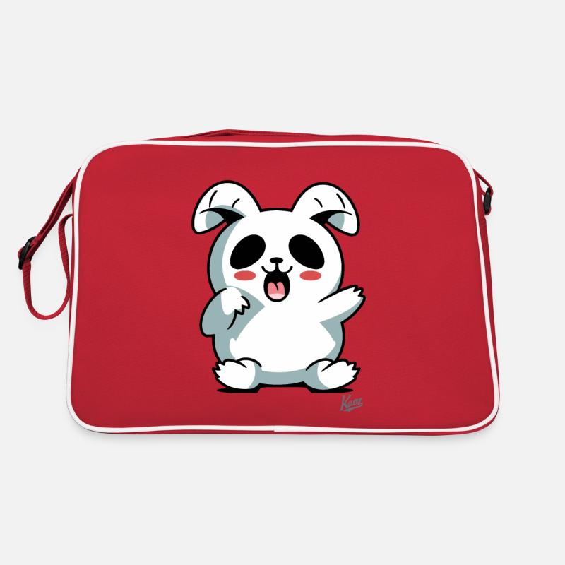 Noch ein Hase und super-süßes und cooles Häschen Retro Tasche