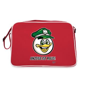 Officiel allemand des oiseaux, la plainte est sortie - Sac Retro - rouge/blanc - Dos