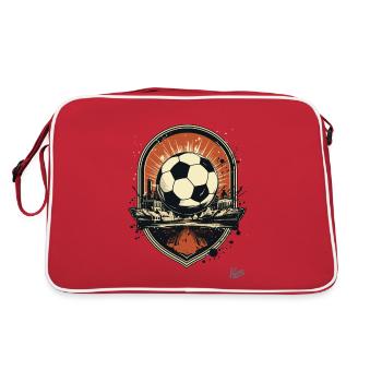 Un emblème pour le football - Sac Retro - rouge/blanc - Dos