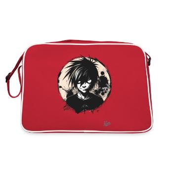 Emo Core : Mauvais garçon, mauvais garçon - Sac Retro - rouge/blanc - Dos