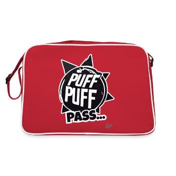 Puff Puff Pass: The Fun Joint Buddy - Retro Bag - red/white - Back