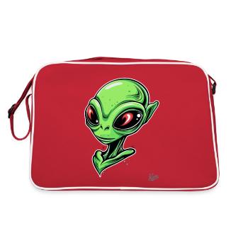 Super Chic Alien - Retro Bag - red/white - Back