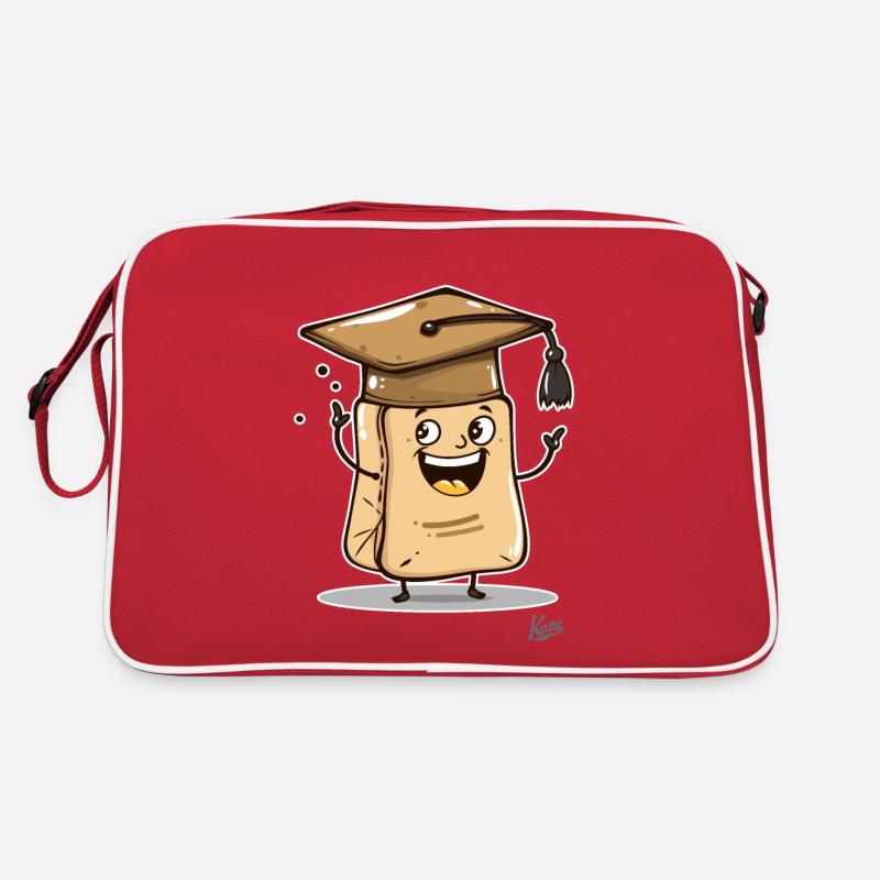 lustiger komischer Teebeutel Tee als Absolvent Retro Tasche