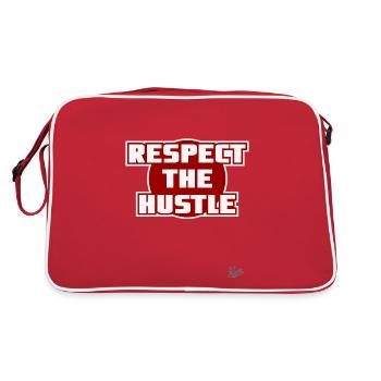Respect the Hustle - Retro Bag - red/white - Back