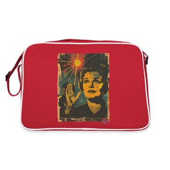 My Kind of Revolution of a Woman - Retro Bag - red/white - Back