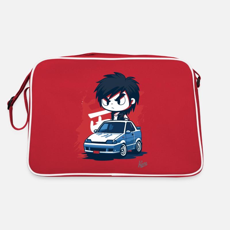 Chibi JDM Road Racer Garçon Sac Retro