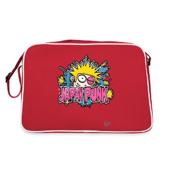 Musique rebelle – Japan Punk - Sac Retro - rouge/blanc - Dos