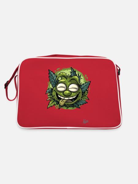 Le gobelin de la forêt toujours ivre - Sac Retro - rouge/blanc - Dos