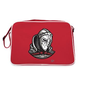 Casques médiévaux des Templiers - Sac Retro - rouge/blanc - Dos