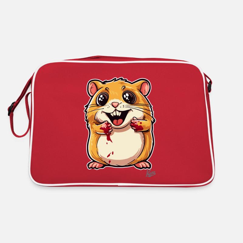 Hamster mignon et méchant Sac Retro