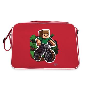 VTT Pixel VTT - Sac Retro - rouge/blanc - Dos
